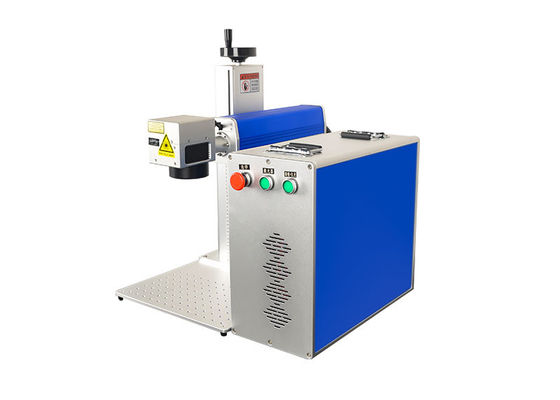 Portable 100W Fiber Laser Marking Machine For Metal And Stainless Deep Marking