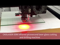 Machine de découpe et de perçage au laser à fibre de verre de 50 W