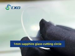 Cercle de coupe en verre saphir de 1 mm