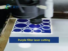 Découpe laser filtre violet