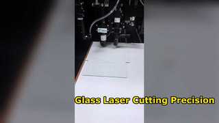 Découpe laser de verre vert 3 mm pour formes irrégulières