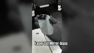Double headed laser cutting 2mm car rearview mirror glass