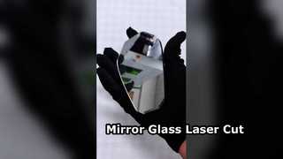 Découpe laser de verre de rétroviseur automobile de 2 mm