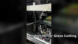 Bande de découpe laser en verre miroir de 6 mm d'épaisseur et 1,5 m de long