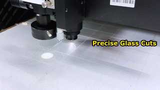 Circulaire de découpe de verre blanc à film dépoli simple face de 1 mm