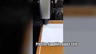Verre saphir de 1,5 mm découpé au laser