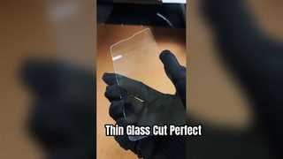 Découpe laser en verre de couverture de téléphone portable ultra-mince de 0,7 mm